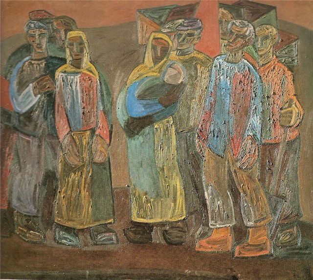 Леонардас Тулейкис. Земля крестьянам. 1969 г.