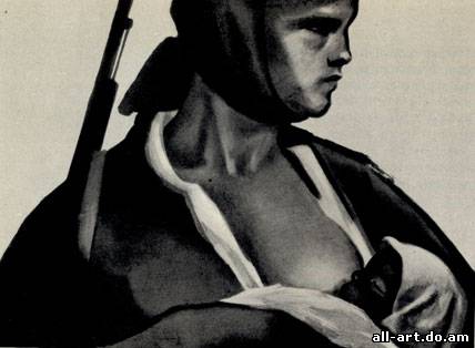 4. Б. Пpopоков. Мать. 1958 - 1959. Акварель, тушь, карандаш