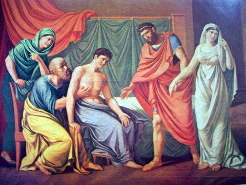 Юозас Олешкявичюс. Антиох и Стратоника 1810 г.