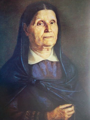 Тадас Рафалавичюс. "Портрет матери художника". 1859 г.