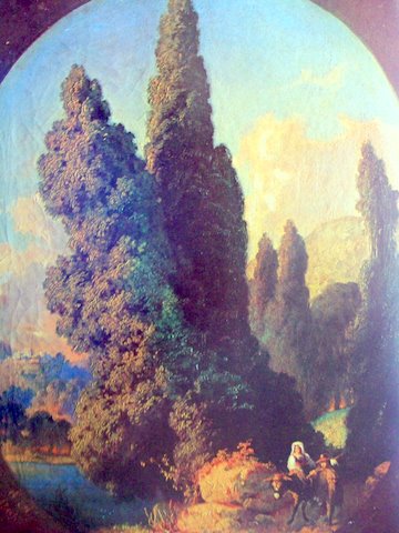 Миколас Эльвирас Андриолли. "Итальянский пейзаж".