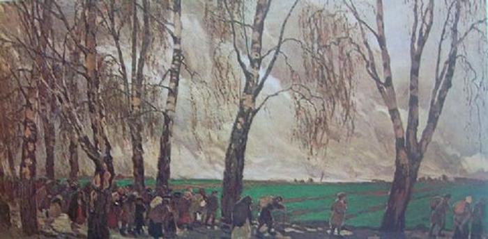 Фердинанд Рушиц. Изгнанники. 1902.