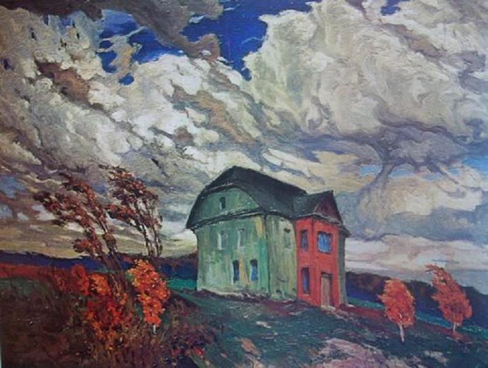 Фердинанд Рушиц. Пустота. Осенний ветер. 1901.