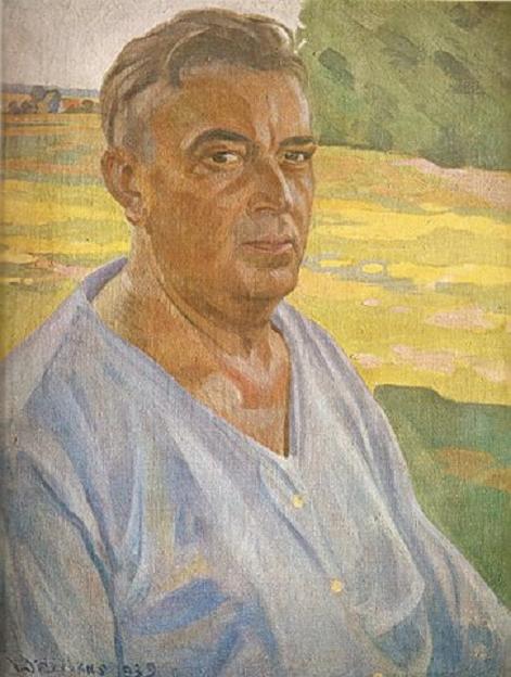 Владас Диджёкас. Автопортрет. 1939 г.