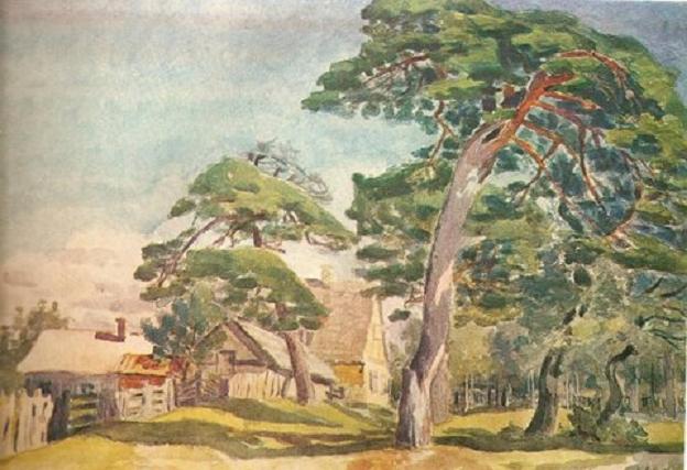 Каетонас Склерюс. Палангские сосны. 1922 г.