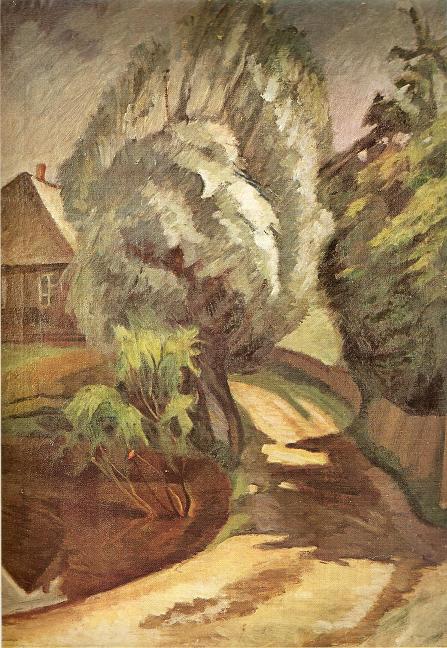 Юстинас Веножинскис. Родная усадьба. 1927 г.