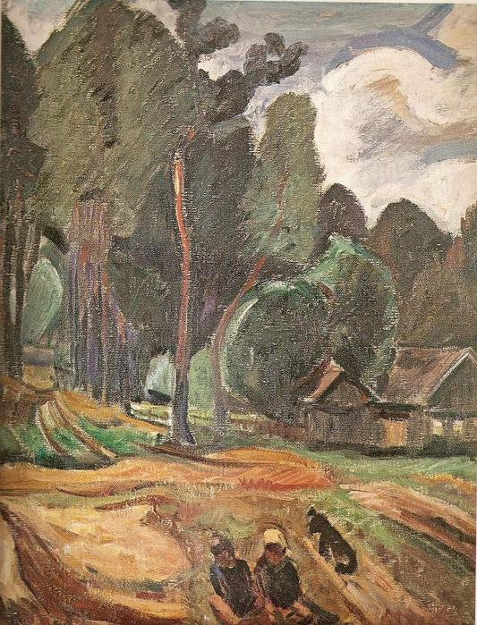 Антанас Самуолис. Усадьба у леса. 1936 г.
