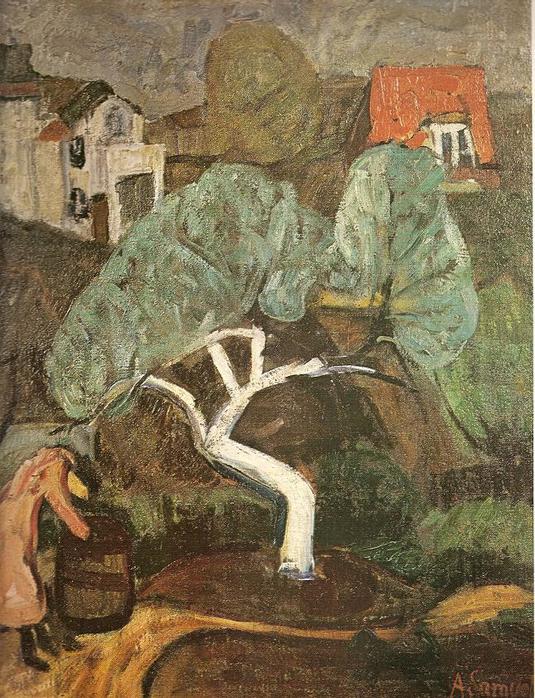 Антанас Самуолис. Белая яблоня. 1931-1932 гг.