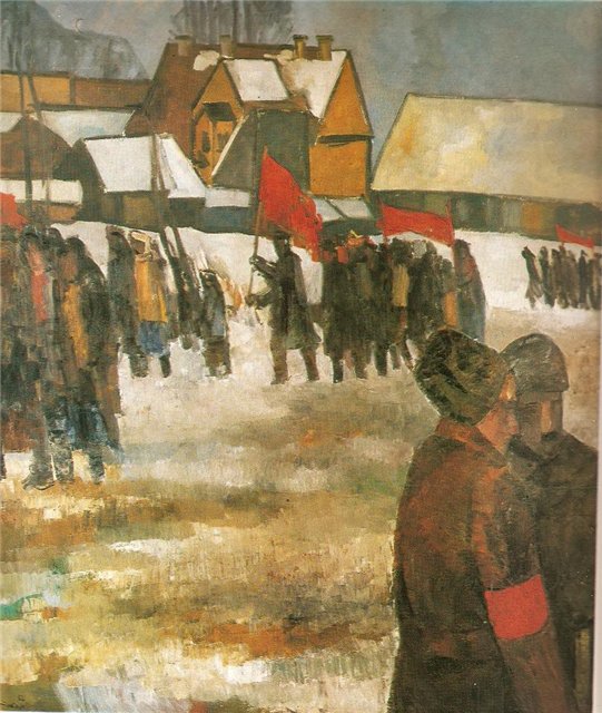 Аугустинас Савицкас. Октябрь в Литве. 1967 г.