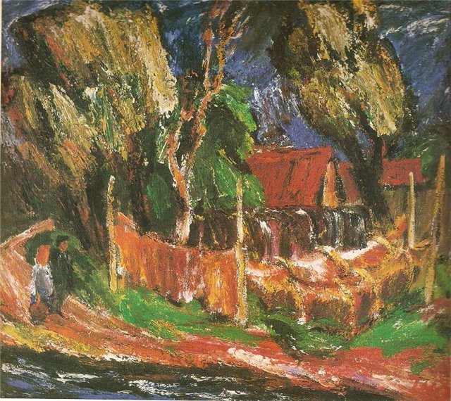 Стасис Юсёнис. В Древерне. 1971 г.