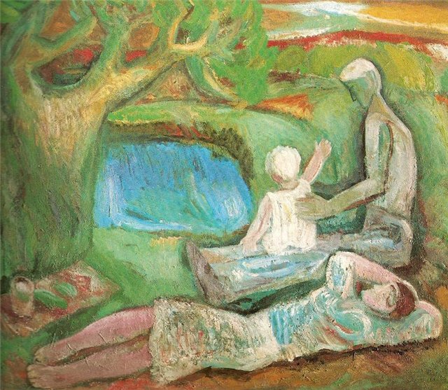 Сильвестрас Джяукштас. Отдых. 1967 г.
