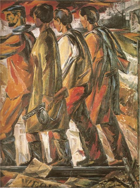 Леонардас Пяткявичюс. Возвращение партизан. 1967 г.