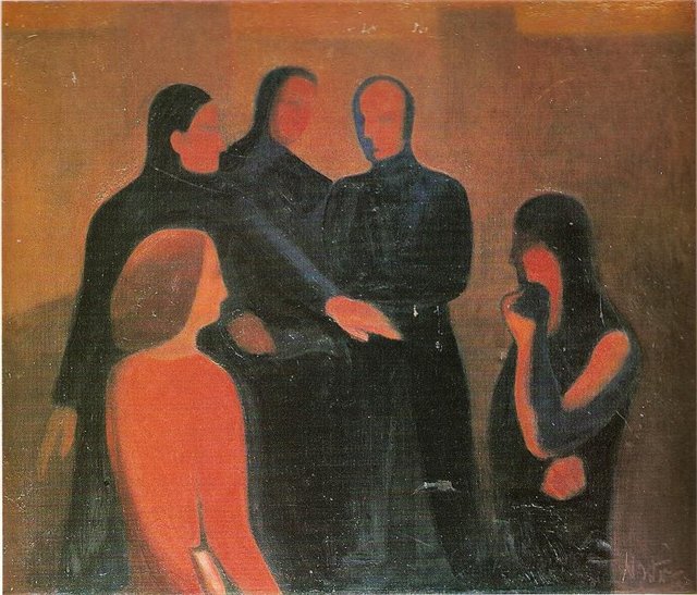 Валерия Остраускене. Дискуссия. 1968 г.