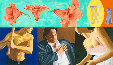 Пальцы руки. 76" 132". Масло, холст. 2002