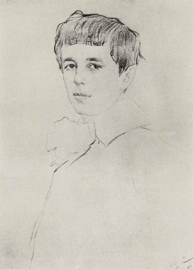 Валентин Серов. Портрет Юры Морозова, 1905