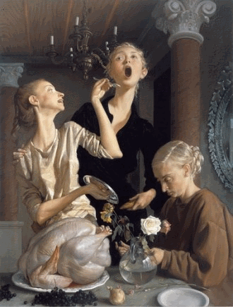 Thanksgiving. John Currin, 2003