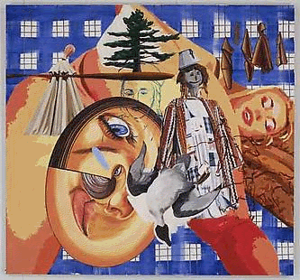 The Scarecrows, 2006 oil on linen 74 x 90 inches 188 x 228.6 cm LM10008