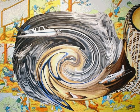 Snow White. 96" by 120". oil/linen. 2004